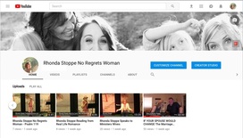 YouTube Channel SUBSCRIBE for FREE videos to help you become a No Regrets Woman!