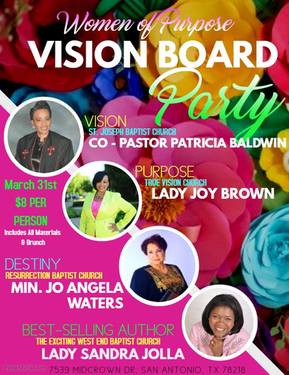 A Brunch Of Faith - Vision Board Party - Christian Speakers 20
